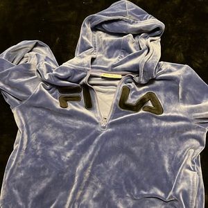 Fila velvet hoodie